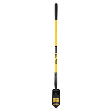 Truper TRS-4CF árok ásó-lapát, 10x29cm hőkezelt acél fej, üvegszálas nyél, 142cm