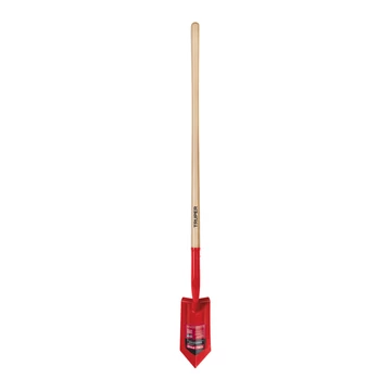 Truper TRS-5C árok ásó-lapát 12,5x29cm hőkezelt acél fej, lakkozott fa nyél 142cm