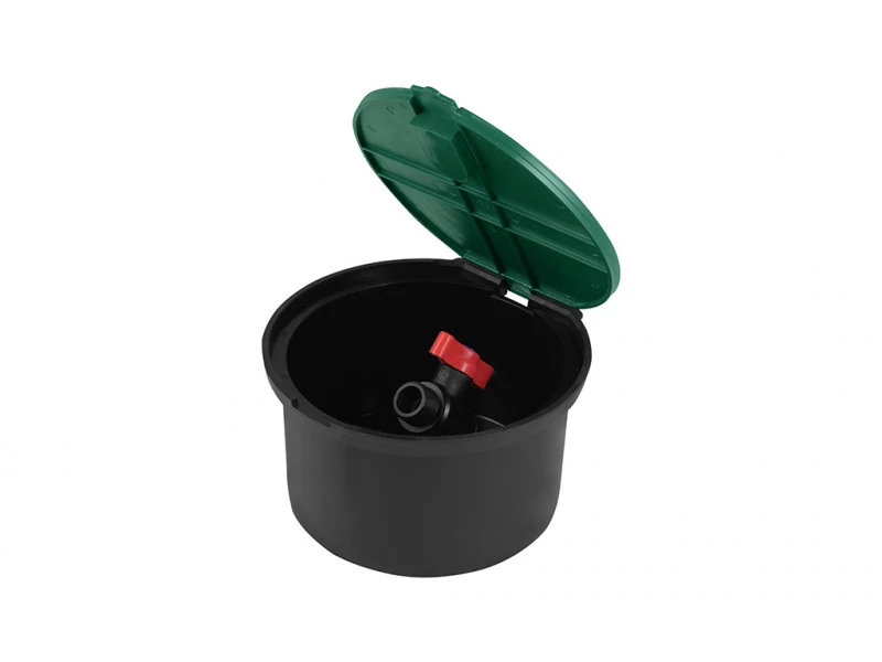 Műanyag csapszekrény 3/4 col zárt tetővel (Plastica alfa) -  műanyag csappal